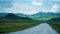 Road in Altai Mountains, Russia