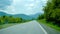 Road in Altai Mountains, Russia
