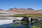 Road through the Andes near Paso Jama, Atacama