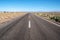 Road into the Atacama Desert. Barren rocky landscape, arid mountains and hills in the San Pedro de Atacama area.