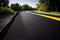 road being repaved with new asphalt, showing fresh black surface