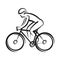 Road bike race Logo