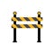 Road block sign, Under construction icon