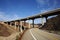 road and bridge in Gobi Desert