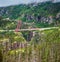 Road Bridge over a Deep Gorge