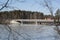 A road bridge over a river in the Karelian region