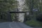 Road bridge with railing near Vidce village in north Moravia region