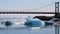 Road bridge with views of the ocean