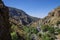 Road in canyon to the medieval Geghard monastery complex