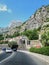 Road with cars in Kotor, Montenegro