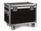 Road case or flight case on wheels