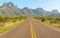 Road into the Chisos Mountains