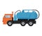 Road cleaning machine vector vehicle truck sweeper cleaner wash city streets illustration, vehicle van car excavator