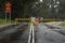 Road closed due to flooding