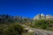 Road into the colorful peaks of Organ Mountains-Desert Peaks National Monument in New Mexico