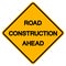 Road Construction Ahead Traffic Road Symbol Sign Isolate on White Background,Vector Illustration