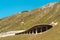 Road construction at the Furka mountain pass