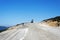 A road construction in the island of Greece in Patmos