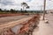 Road construction on a new road going through the Northwest section of the city that was once indigenous land