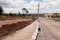 Road construction on a new road going through the Northwest section of the city that was once indigenous land