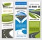 Road construction, repair, safety banner template