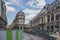 Road construction work at Rue du Pont Neuf