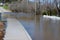 Road Covered By Flood Waters