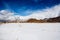 Road covered with snowfall. Ladakh. Chadar trek