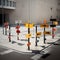 Road crosswalks with clear and visible signs