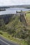 Road and Dam, Myponga Reservoir, SA - Portrait Orientation