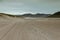 Road through the desert towards th Greenlandic icecap, Sandflugtdalen, Greenland