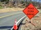 Road Dork Ahead; Humorous Warning of a Bad Driver Ahead