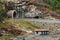 Road entering the tunnel, Norway