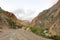 The road in Fann Mountains, Tajikistan