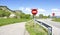 Road and farmhouse in Tona, Osona, Barcelona