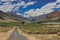 Road and fields in Zanskar