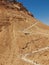 Road in fortress Masada, Israel