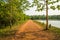 Road gravel Reservoir at Jedkod Pongkonsao Natural Study