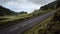 Road great nature route straight - Azores Sao Miguel Portugal