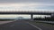 road greece toll station highway trikala to lamia city