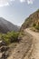 Road in Haft Kul in Fann mountains, Tajikist