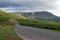 road on Hay bluff, brecon beacons, powys, wales