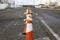 Road hazard cones