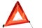 Road hazard warning triangle