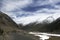 Road in the Himalayas to Pangong lake, Lah, Ladakh, India