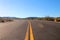 Road in Joshua Tree National Park in the Mojave Desert of California