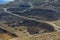 Road in Judean Desert Wilderness in Israel