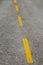 Road lane markings on asphalt road