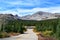 Road leading to Brainard Lake in Colorado