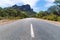 Road leading to the Grampians mountains, Victoria, Australia